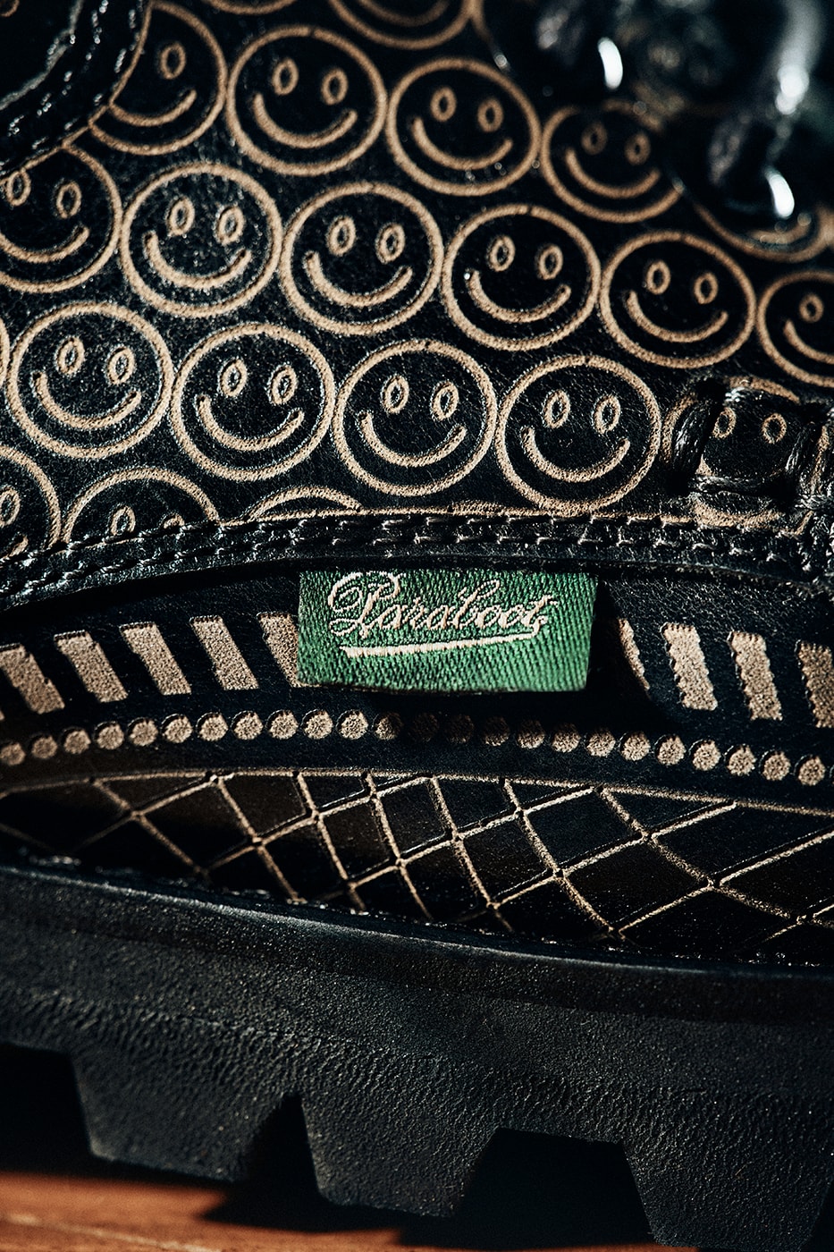 Dime x Paraboot Collaboration Release Info smiley face shoe thiers
