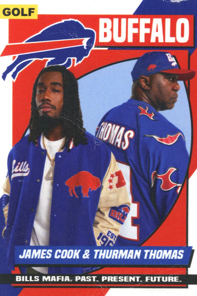 NFL and GOLF WANG Team up for a Second Time on Exclusive Team Apparel pittsburgh steelers buffalo bills chicago bears detroit lions baltimore ravens