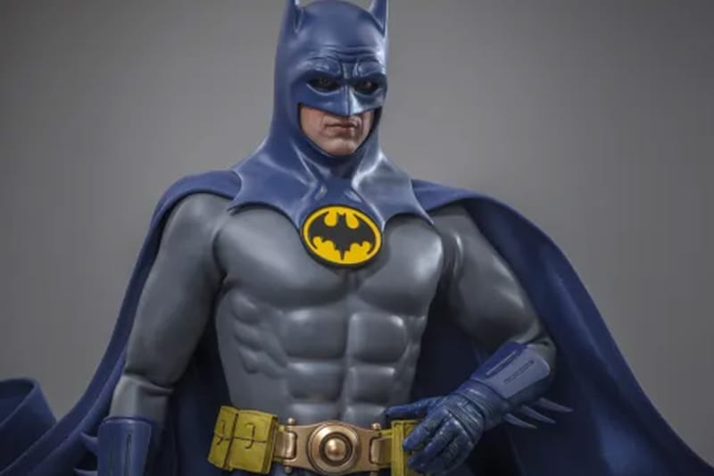 Hot Toys Immortalizes Michael Keaton's Batman With Blue and Grey Suit