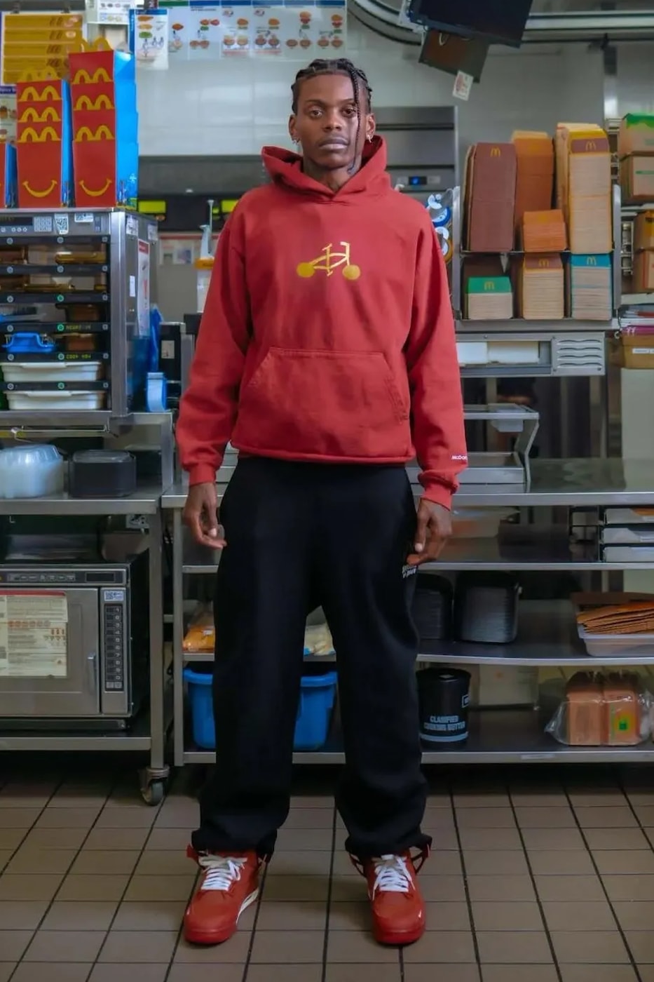 Nigel Sylvester x McDonald's "Employee of the Month" Collection collaboration release info december holiday 2025