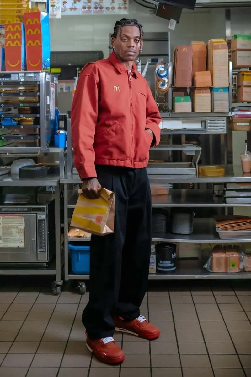 Nigel Sylvester x McDonald's "Employee of the Month" Collection collaboration release info december holiday 2025