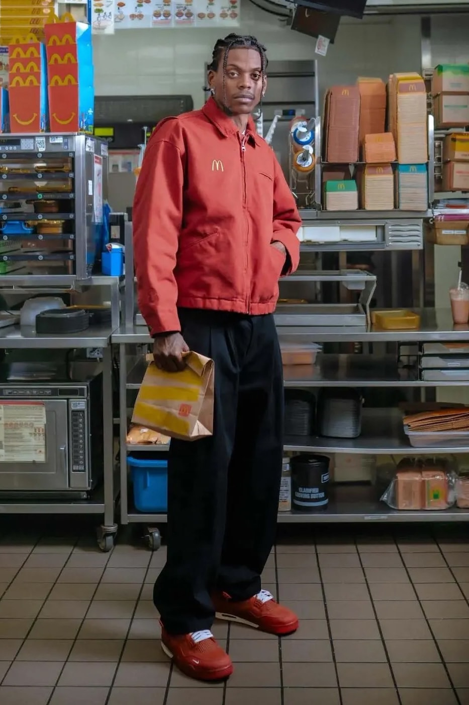Nigel Sylvester x McDonald's "Employee of the Month" Collection collaboration release info december holiday 2025