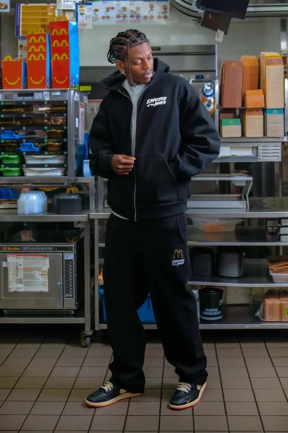 Nigel Sylvester x McDonald's "Employee of the Month" Collection collaboration release info december holiday 2025