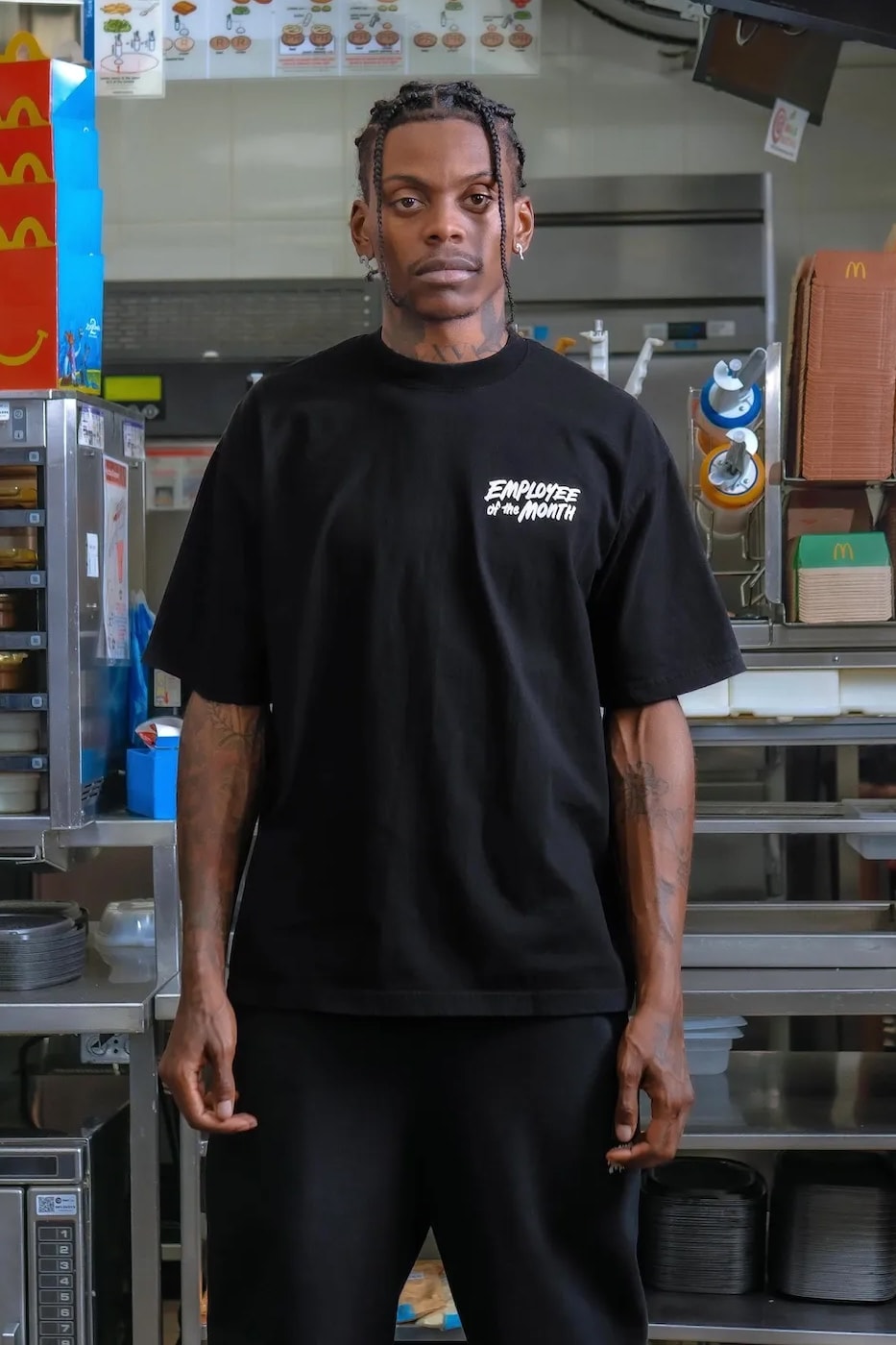 Nigel Sylvester x McDonald's "Employee of the Month" Collection collaboration release info december holiday 2025