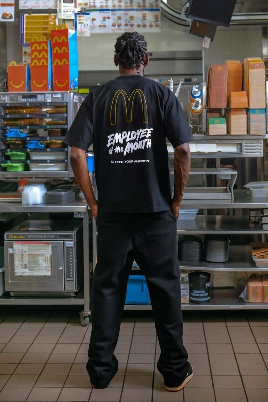 Nigel Sylvester x McDonald's "Employee of the Month" Collection collaboration release info december holiday 2025
