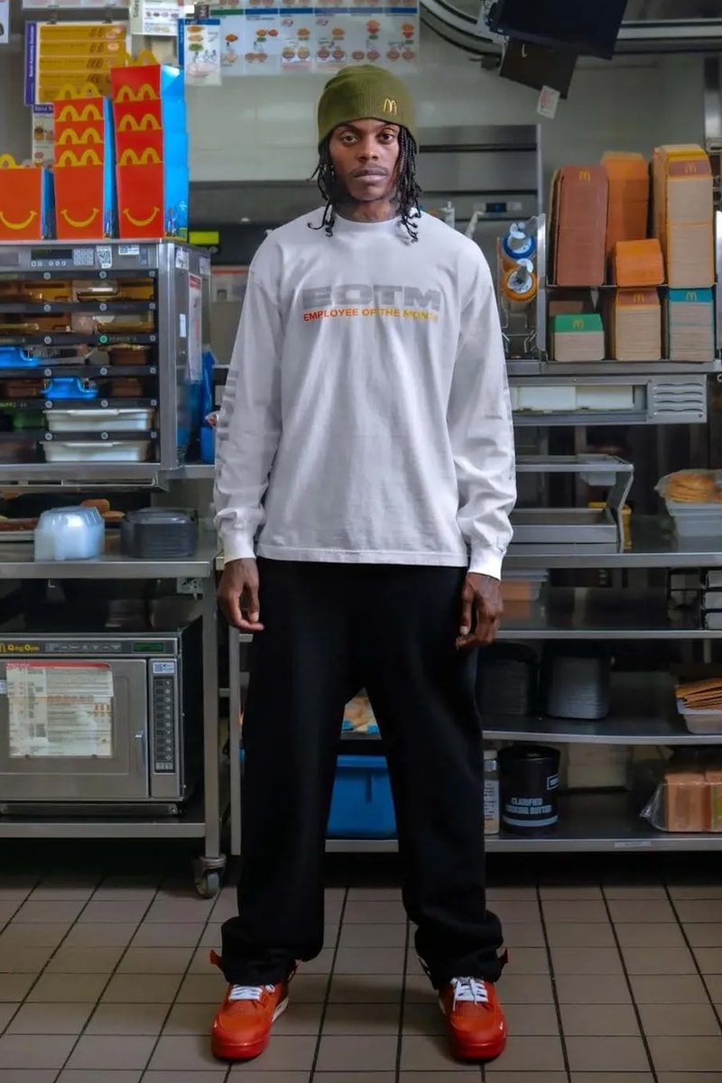 Nigel Sylvester x McDonald's "Employee of the Month" Collection collaboration release info december holiday 2025