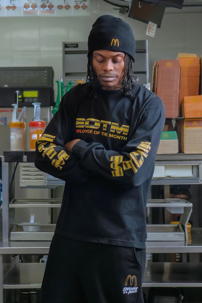 Nigel Sylvester x McDonald's "Employee of the Month" Collection collaboration release info december holiday 2025