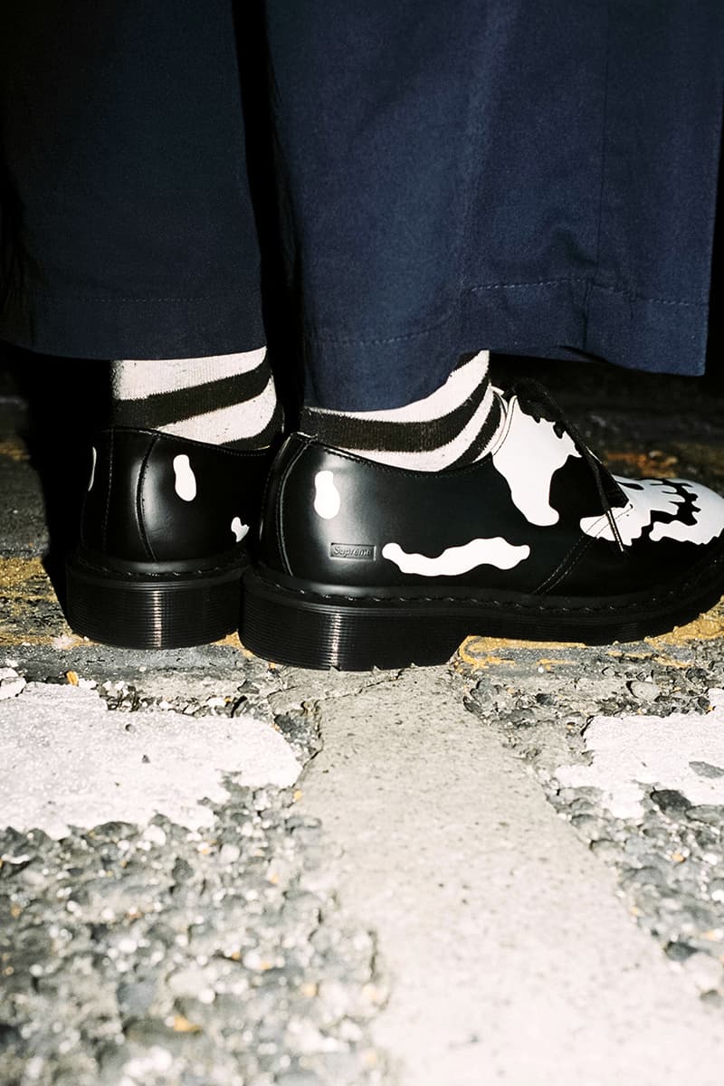Supreme x Dr. Martens Fall 2025 Collaboration collection shoes 1461 3-Eye Shoe