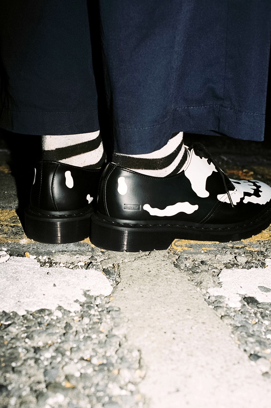 Supreme x Dr. Martens Fall 2025 Collaboration collection shoes 1461 3-Eye Shoe