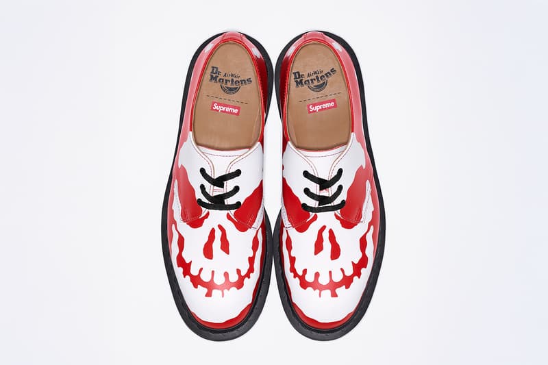 Supreme x Dr. Martens Fall 2025 Collaboration collection shoes 1461 3-Eye Shoe