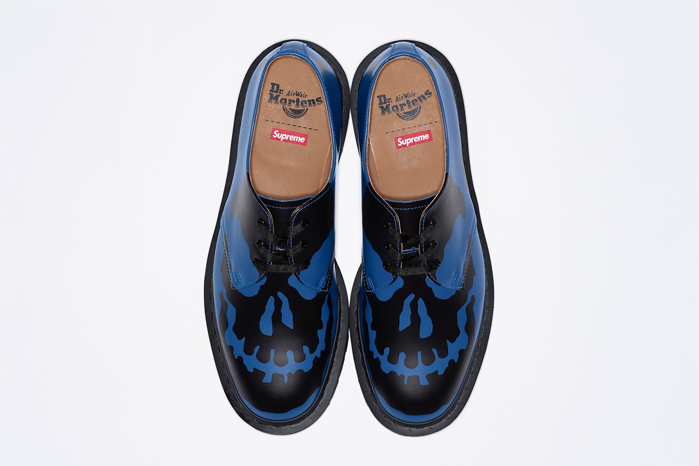 Supreme x Dr. Martens Fall 2025 Collaboration collection shoes 1461 3-Eye Shoe