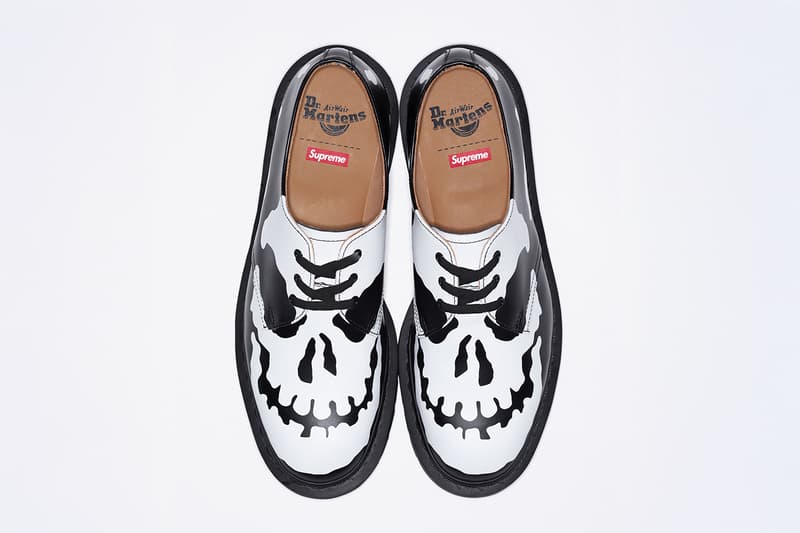 Supreme x Dr. Martens Fall 2025 Collaboration collection shoes 1461 3-Eye Shoe
