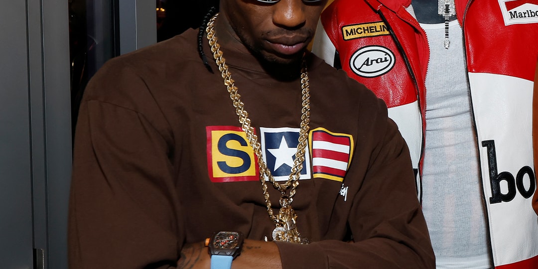 Wrist Check: Travis Scott Flexed $2 Million USD Richard Mille Tourbillon Rafael Nadal Collab at Las Vegas Grand Prix