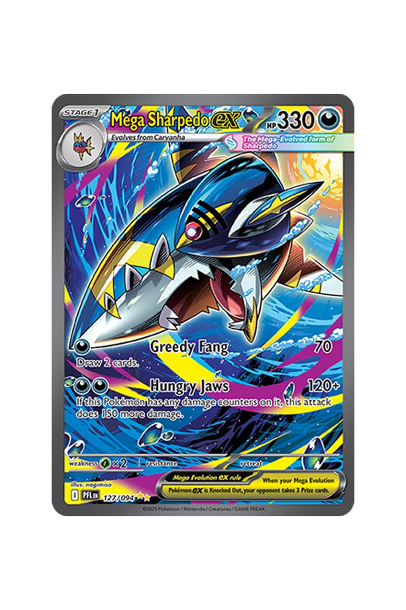 Pokémon TCG: Phantasmal Flames Illustration Card List mega sharpedo lopunny charizard x release date store list info