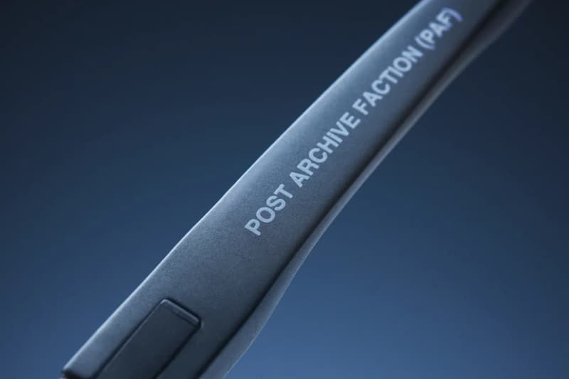 District Vision Post Archive Faction PAF Junya Racer Eyewear Collaboration Release info