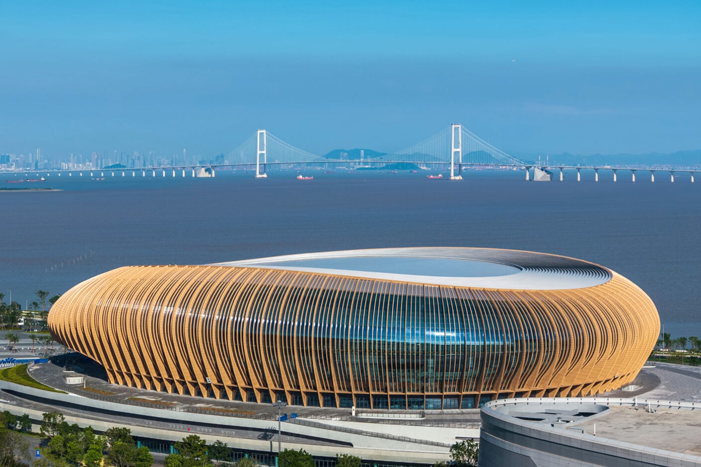 Zaha Hadid Architects Waterfront Stadium and Sports Center Guangzhou