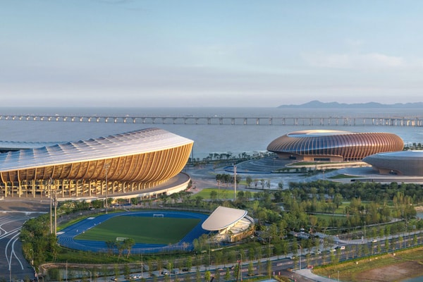 Zaha Hadid Architects Waterfront Stadium and Sports Center Guangzhou