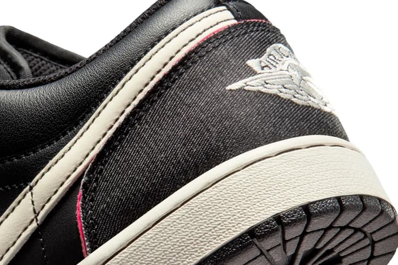 Air Jordan 1 Low "Black Denim" Black/Racer Pink-Pale Ivory IR0842-010 Release Info spring 2026 jordan brand michael jordan high top nike