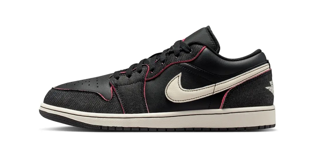 The Air Jordan 1 Low Surfaces in "Black Denim"