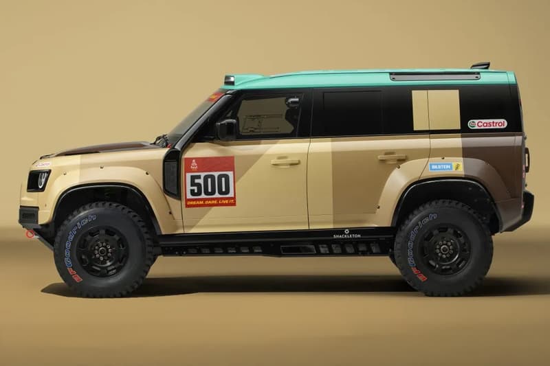 Land Rover Unveils Its Dakar Rally Defender d7x-r car saudi arabia