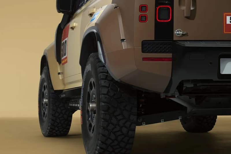 Land Rover Unveils Its Dakar Rally Defender d7x-r car saudi arabia