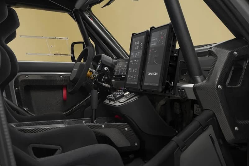 Land Rover Unveils Its Dakar Rally Defender d7x-r car saudi arabia