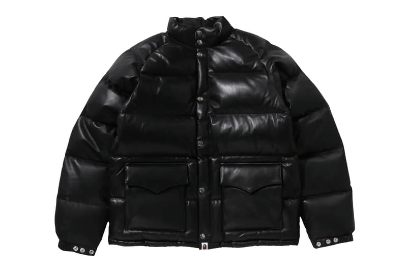 BAPE® Relaunches the Leather Classic Down Celebrating A Quarter-Century of Luxury limited edition camo navy brown purple black