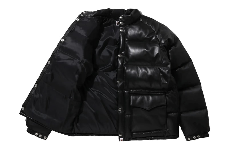 BAPE® Relaunches the Leather Classic Down Celebrating A Quarter-Century of Luxury limited edition camo navy brown purple black