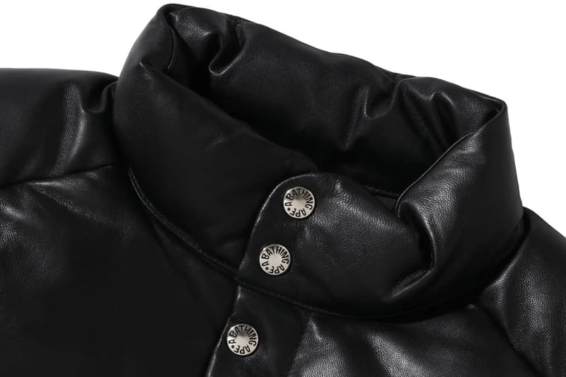 BAPE® Relaunches the Leather Classic Down Celebrating A Quarter-Century of Luxury limited edition camo navy brown purple black