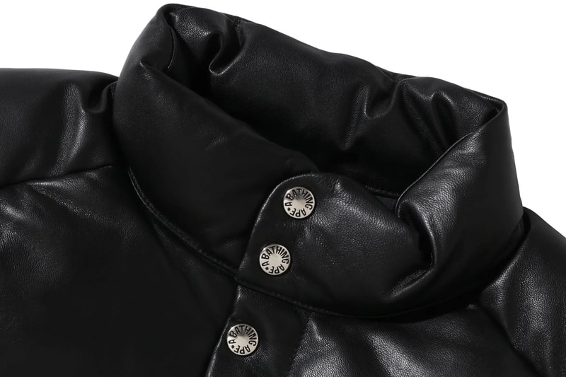 BAPE® Relaunches the Leather Classic Down Celebrating A Quarter-Century of Luxury limited edition camo navy brown purple black