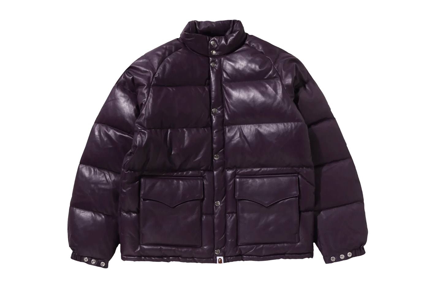 BAPE® Relaunches the Leather Classic Down Celebrating A Quarter-Century of Luxury limited edition camo navy brown purple black