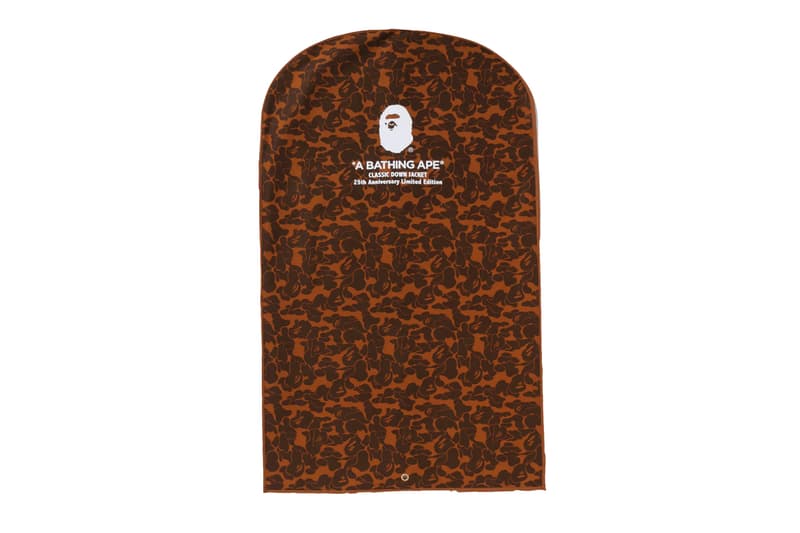 BAPE® Relaunches the Leather Classic Down Celebrating A Quarter-Century of Luxury limited edition camo navy brown purple black