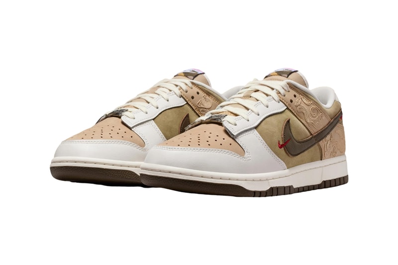 Nike Air Force 1 Low Dunk Low Year Of The Horse Sail Phantom Team Crimson Phantom Sail White Linen Phantom Neutral Olive Dark Hazel IQ1143-100 IQ1119-011 IQ1118-220