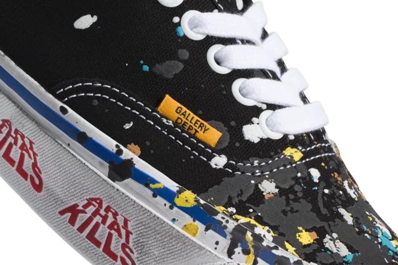 GALLERY DEPT Vans Authentic 44 Black Black Multi Color VN000EEUBLA Release Info