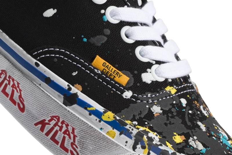 GALLERY DEPT Vans Authentic 44 Black Black Multi Color VN000EEUBLA Release Info