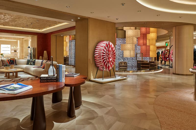 Louis Vuitton Unveils Visionary Journeys Seoul LV The Place Seoul Shinsaege south korea lisa blackpink felix stray kids bts j-hope