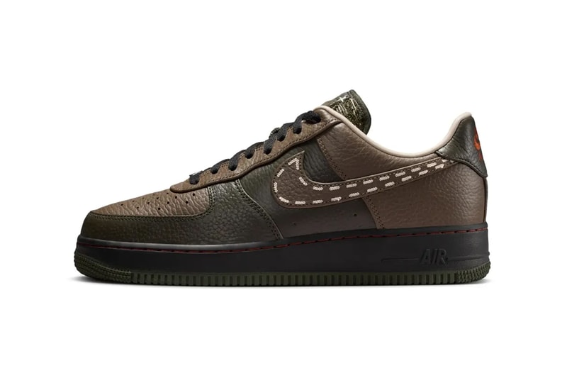 Nike Air Force 1 Low "Sequoia/Dark Hazel" Release Sequoia/Black-Cream II-Dark Hazel IQ1122-320 2026 release date af1 swoosh