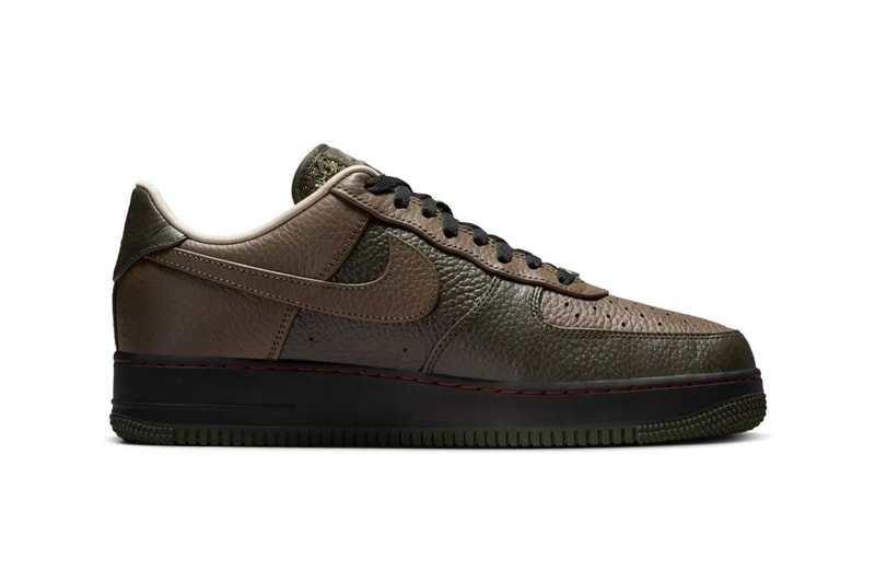 Nike Air Force 1 Low "Sequoia/Dark Hazel" Release Sequoia/Black-Cream II-Dark Hazel IQ1122-320 2026 release date af1 swoosh