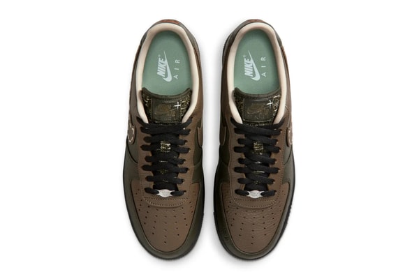 Nike Air Force 1 Low "Sequoia/Dark Hazel" Release Sequoia/Black-Cream II-Dark Hazel IQ1122-320 2026 release date af1 swoosh