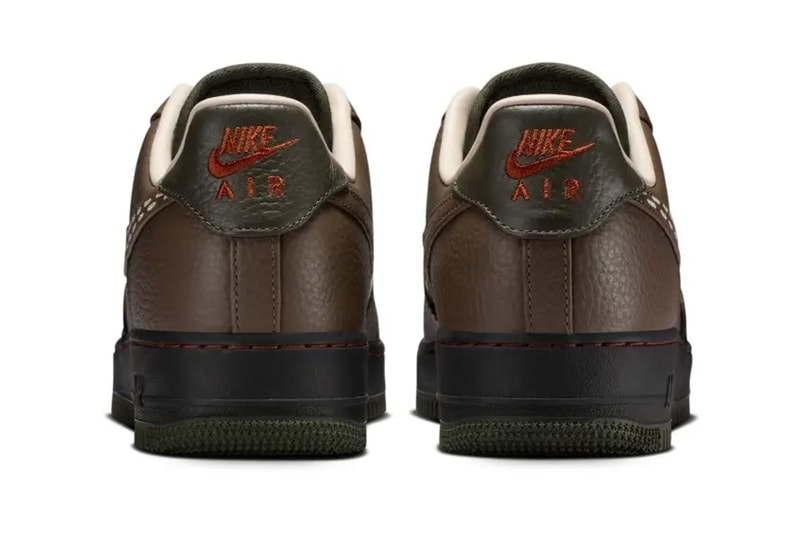 Nike Air Force 1 Low "Sequoia/Dark Hazel" Release Sequoia/Black-Cream II-Dark Hazel IQ1122-320 2026 release date af1 swoosh