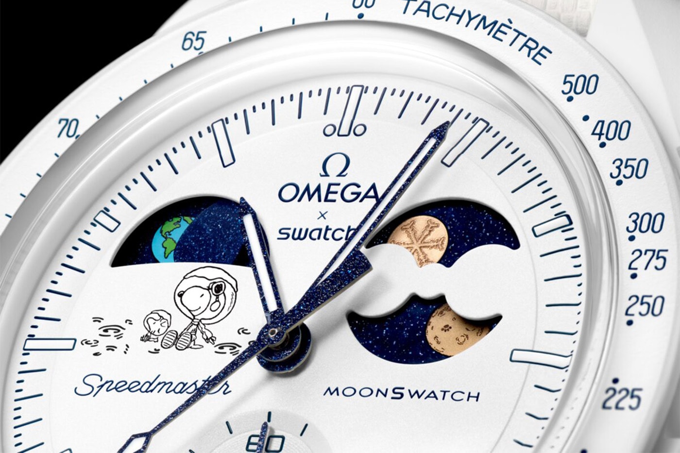 OMEGA x Swatch Mission to Earthphase Moonshine Gold MoonSwatch “Cold Moon” Release Info SO33W701L