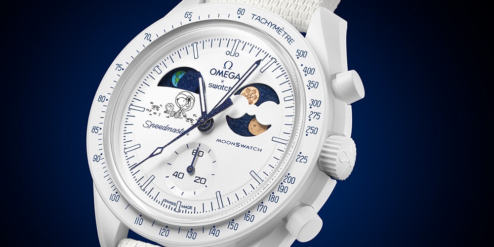 Swatch Omega Bioceramic Mission to earthphase moonshine cold moon White Buy Swatch x Omega Bioceramic Moon  main image 4