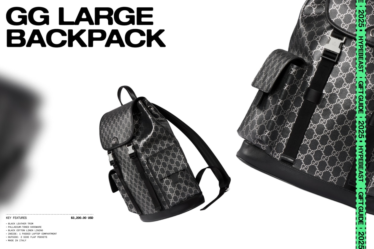 gucci festive collection seasonal hypebeast gift guide 2025 accessories handbag Slingback pump crystal Horsebit marmont scarf wool monogram Play watch backpack