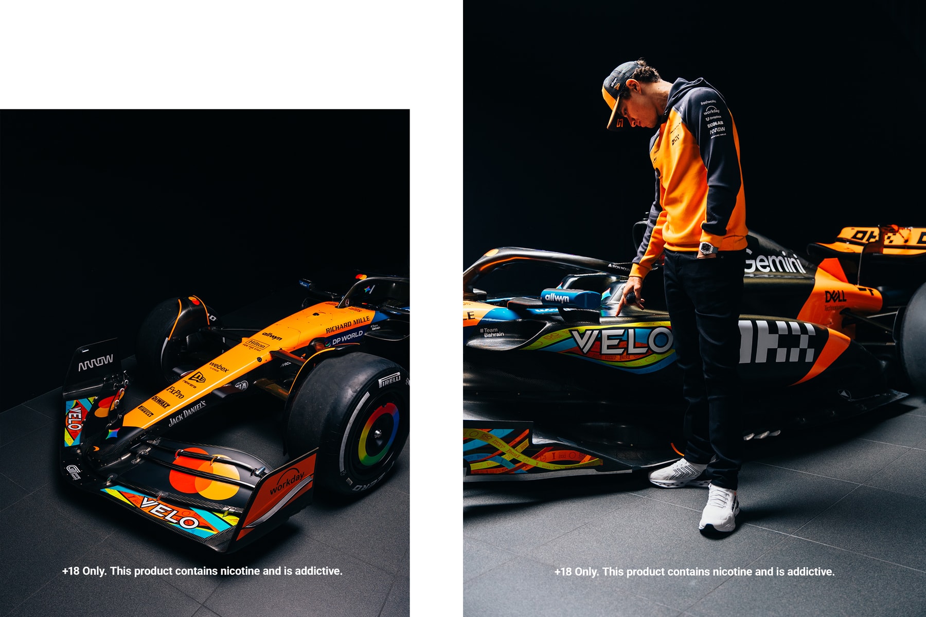 velo mclaren zak brown formula 1 team lando norris technology centre live your fandom livery mcl39 race car abu dhabi reveal fans 