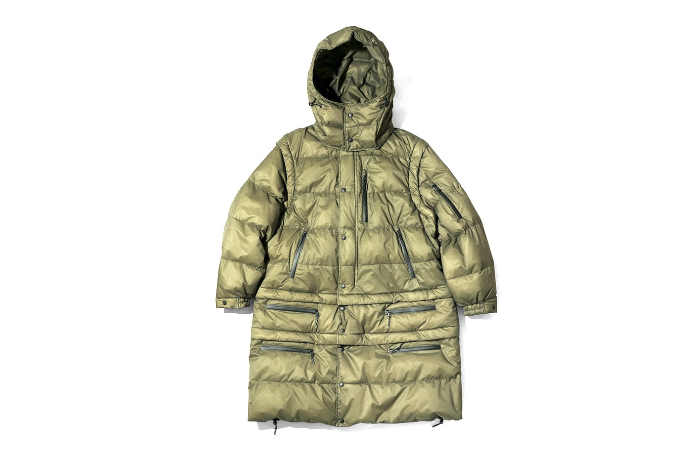 Nanga Engineered Garments Detachable Down Coat Collaboration Release Info