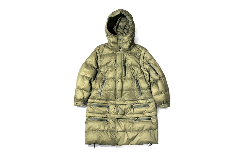 Nanga Engineered Garments Detachable Down Coat Collaboration Release Info
