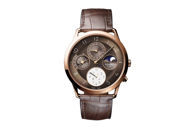 Hermès Unveils the Slim dHermès Quantième Perpétuel in Rose Gold