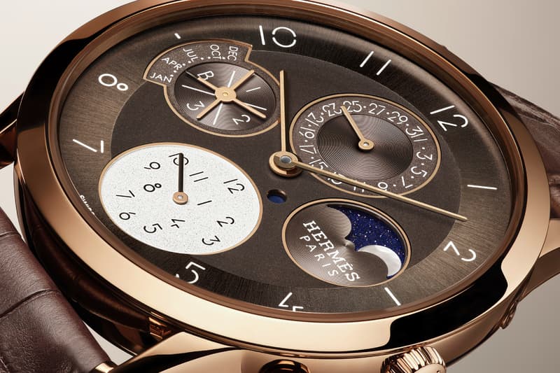 Hermès Horloger Slim d'Hermès Quantième Perpétuel Info