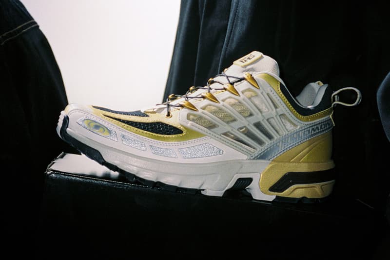 Salomon ACS Pro 20 Year Anniversary Limited Edition Rich Old Gold/Silver Cloud/Black