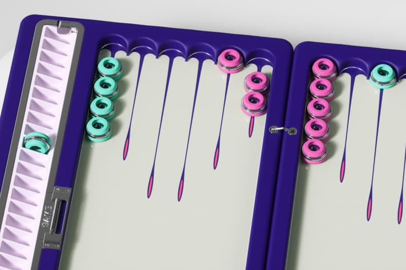 Taras Yoom x Aureta Thomollari  2-in-1 Backgammon Clutch Limited Edition Collaboration Art Miami 2025
